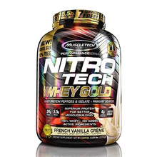 將圖片載入圖庫檢視器 Muscletech|NitroTech 100% Whey Gold 肌肉科技乳清蛋白粉 5.53磅裝