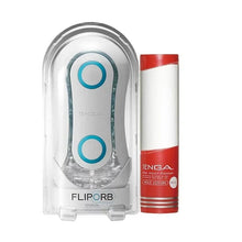 將圖片載入圖庫檢視器 【優惠裝】日本Tenga FLIP ORB -Blue Rush 藍色動感彈球(連紅色lotion一枝)