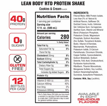 將圖片載入圖庫檢視器 Labrada｜ Lean body 500ml x 12盒 | 即飲蛋白奶昔

