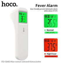 將圖片載入圖庫檢視器 hoco. - [香港行貨] 非接觸式紅外線測溫儀 (額溫槍) FD-01MD

