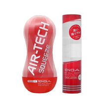 將圖片載入圖庫檢視器 【優惠裝】日本Tenga Air-Tech SQUEEZE 紅色 標準型(連紅色lotion一枝)

