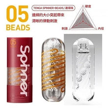將圖片載入圖庫檢視器 TENGA Spinner 扭紋彈弓飛機杯 – 05 Beads 連環珠（紅色）
