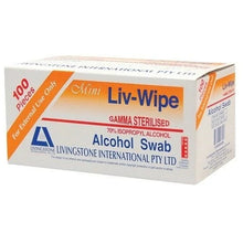 將圖片載入圖庫檢視器 Livingstone 醫學用消毒抗菌酒精濕紙巾[盒裝][100張]
