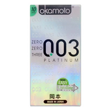 將圖片載入圖庫檢視器 岡本 0.03白金安全套 10片裝 (香港行貨)
