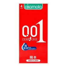 將圖片載入圖庫檢視器 岡本0.01 超潤滑超薄安全套 4片裝 (香港行貨)
