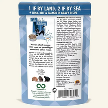 將圖片載入圖庫檢視器 WeRuVa｜1 If by Land, 2 If by Sea｜吞拿魚、牛肉、三文魚、美味肉汁袋裝
