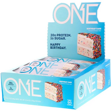 將圖片載入圖庫檢視器 One Bar｜能量棒｜蛋白棒｜12條 每條 2.12 盎司(60克) (生日蛋糕 )
