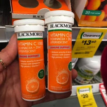 將圖片載入圖庫檢視器 Blackmores 維生素C+紫錐花+鋅泡騰片一樽10粒 提高免疫力

