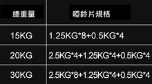 將圖片載入圖庫檢視器 2020最新款 專業家用可調節電鍍啞鈴健身器材｜ 15-30公斤
