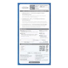 將圖片載入圖庫檢視器 日本相模Sagami 緊貼式 乳膠安全套（15片裝）
